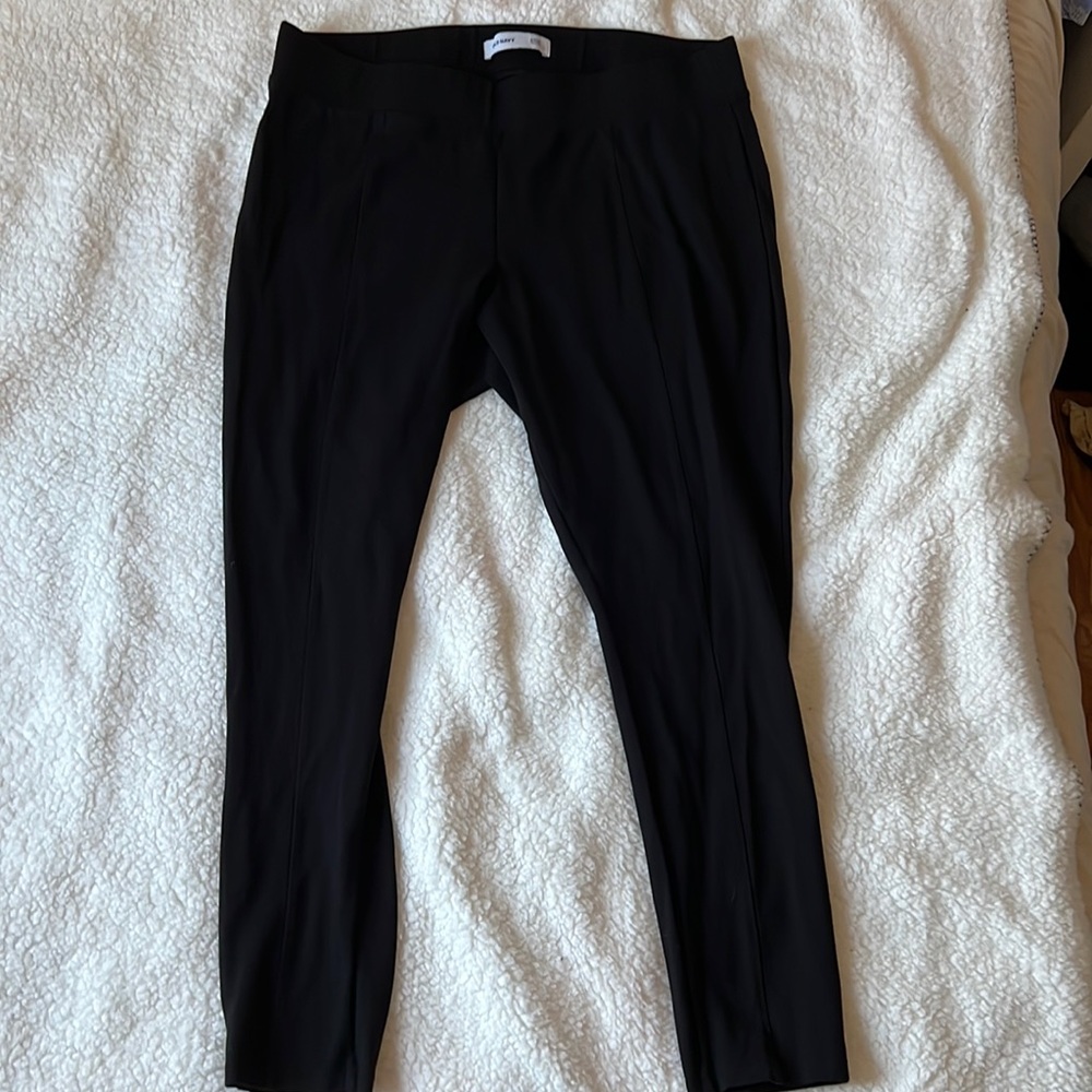 Old navy plus size tall skinny black pants